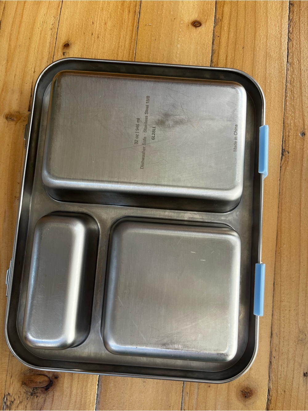 Bentgo Kids Stainless Steel Lunchbox - Rainbows & Butterflies LIKE NEW! - Picture 7 of 12
